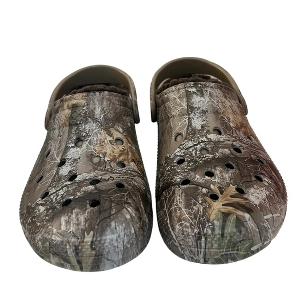 Crocs X Realtree Classic Lined Clogs Camo Men’s 10 Women’s 12 - Picture 3 of 7